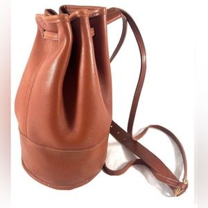 Coach #9984 Bixby sling leather bucket cinch backpack